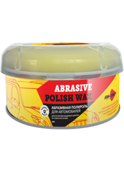 Abrasive polish wax