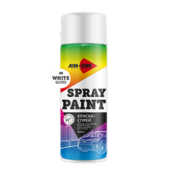 Spray paint white gloss
